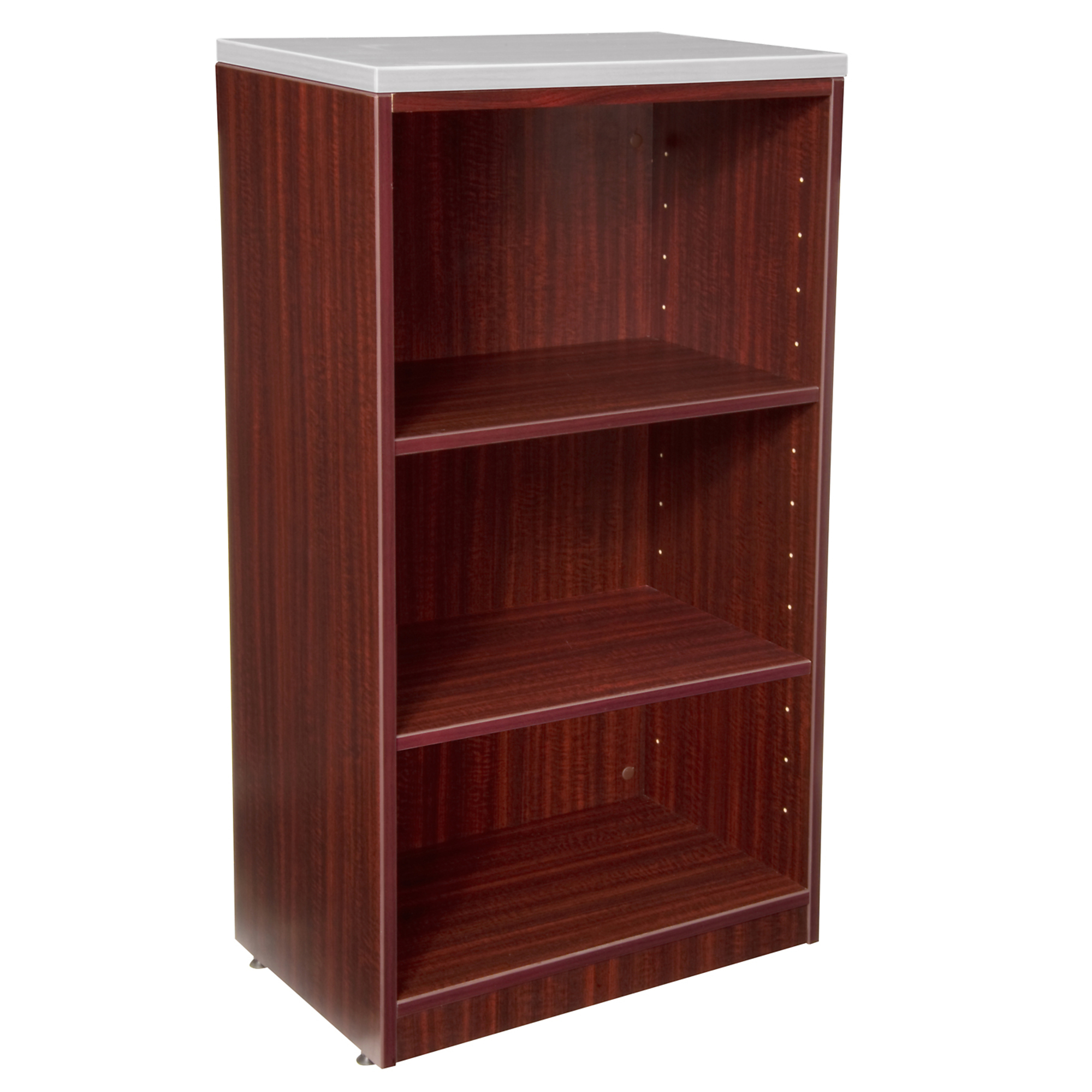 Regency Legacy Stand Up Bookcase Without Top — 41in. Height, 2 Adjustable Shelves, Mahogany, Model# LBC4123MH